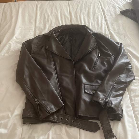 River Island leather jacket - Picture 1 of 3